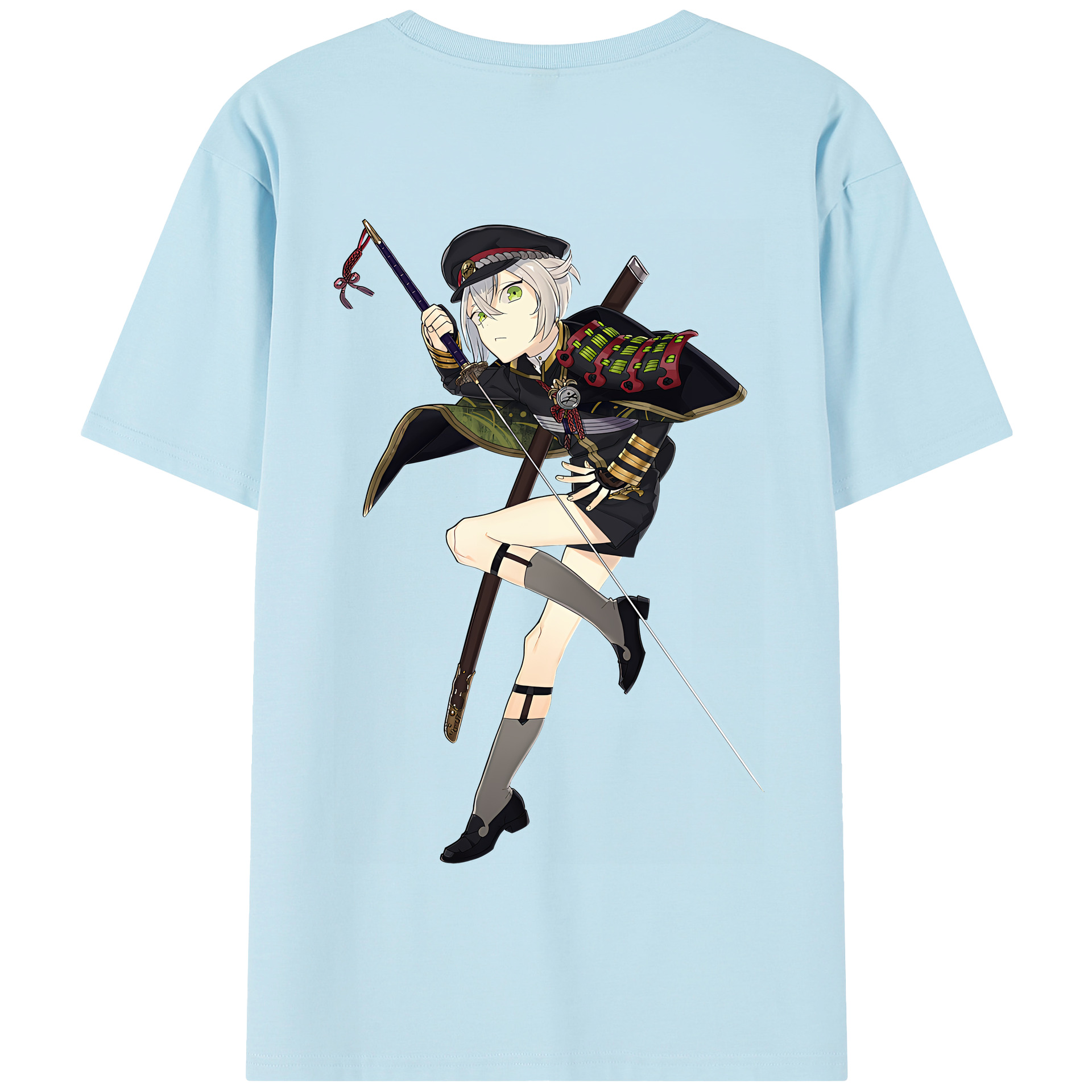 （画像用） 刀剣乱舞 Touken Ranbu 綿100％半袖Tシャツ（背面プリント）